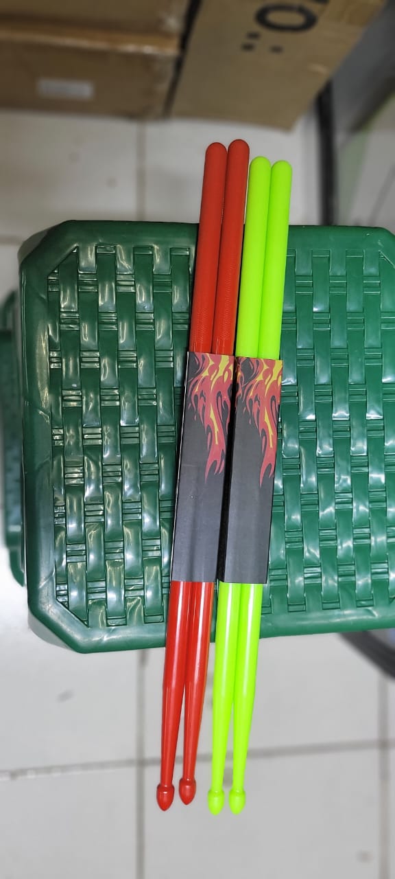 Plastic Drum Sticks – Lightweight, Durable, and Perfect for Every Drummer